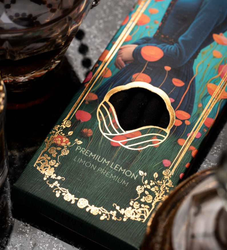 Lemon Tao Premium Incense Sticks – Luxury Citrus Incense for Uplifting Meditation & Ritual