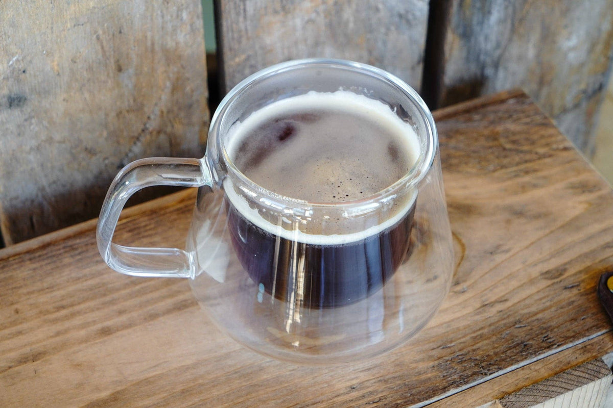Curved Angled Double Walled Mug