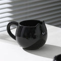 Black Cat - Hand-painted Coffee Tea Mug 12 oz