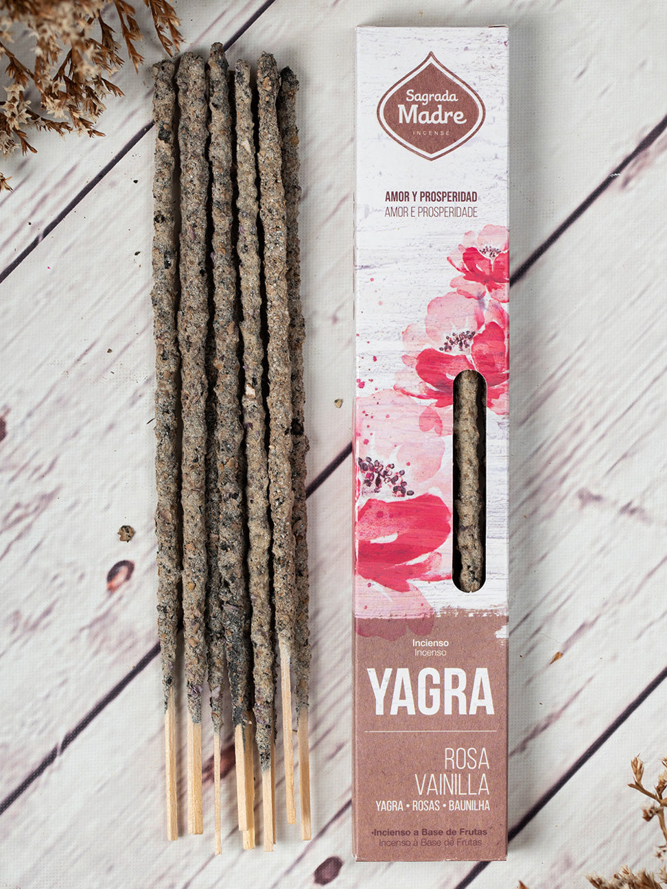 Flower Yagra Incense Collection – Floral Artisan Incense Sticks Set for Ritual & Home Fragrance