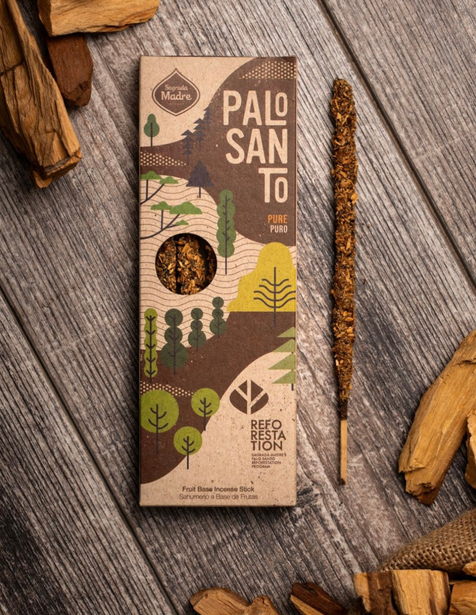 Pure Palo Santo Incense Sticks – Sustainably Sourced Sacred Wood Incense for Cleansing & Ritual