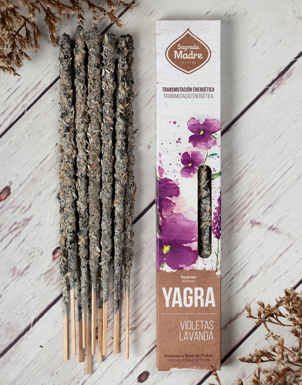 Flower Yagra Incense Collection – Floral Artisan Incense Sticks Set for Ritual & Home Fragrance