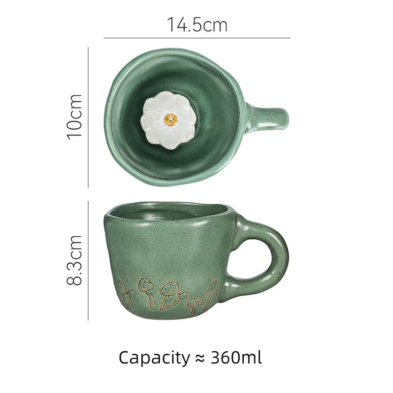 3D Ceramic Coffee Tea Mug 12 oz