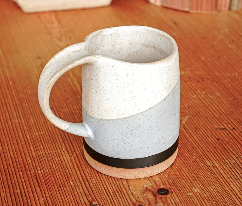 Multicolored Abstract Designed Ceramic Mug