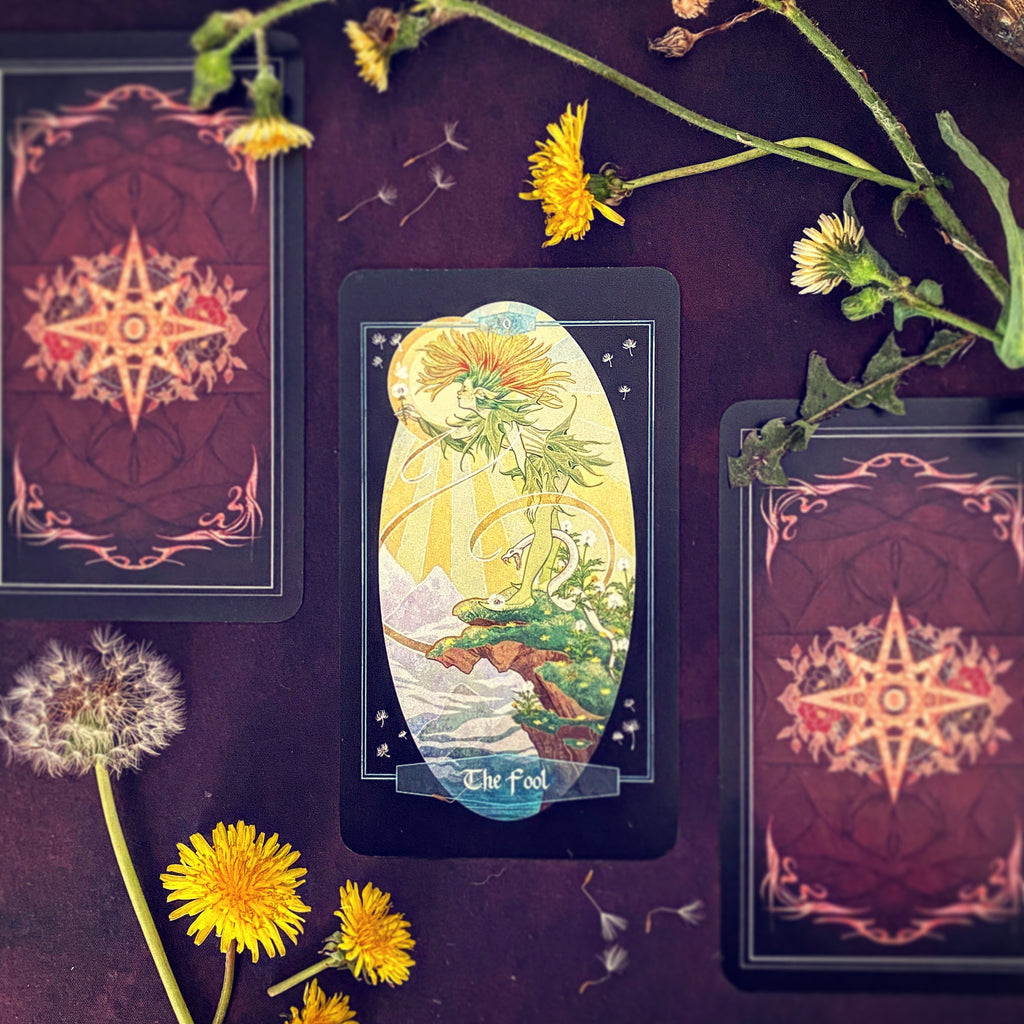 Children of Ostara Tarot Deck & Book Set Limited Gold Edition – Award-Winning 78-Card Botanical Tarot