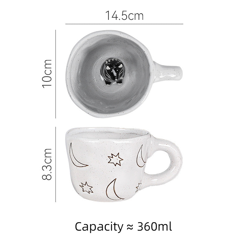 3D Ceramic Coffee Tea Mug 12 oz