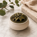 Ceramic Incense Burner & Smudge Bowl – Handmade Ritual Incense Holder for Altar & Meditation