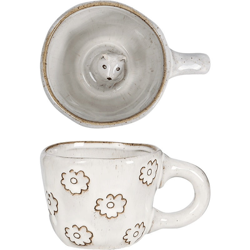 3D Ceramic Coffee Tea Mug 12 oz