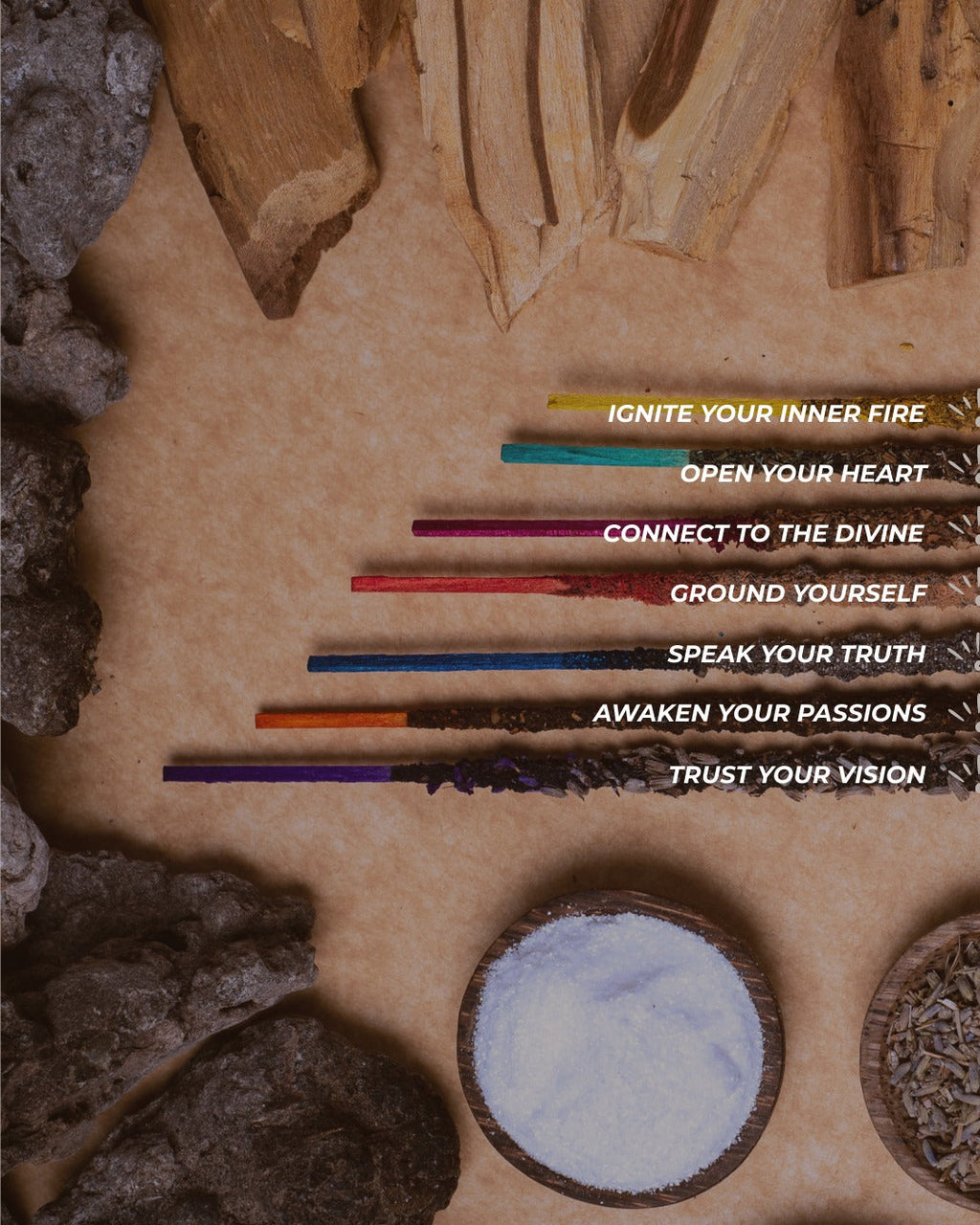 7 Chakra Incense Collection – Variety Chakra Balancing Incense Sticks Set for Meditation & Healing