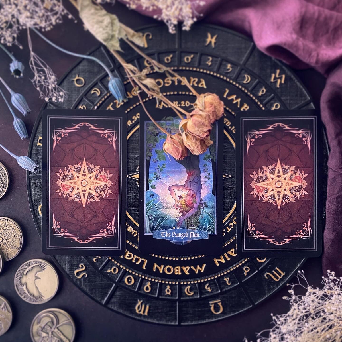 Children of Ostara Tarot Deck & Book Set Limited Gold Edition – Award-Winning 78-Card Botanical Tarot