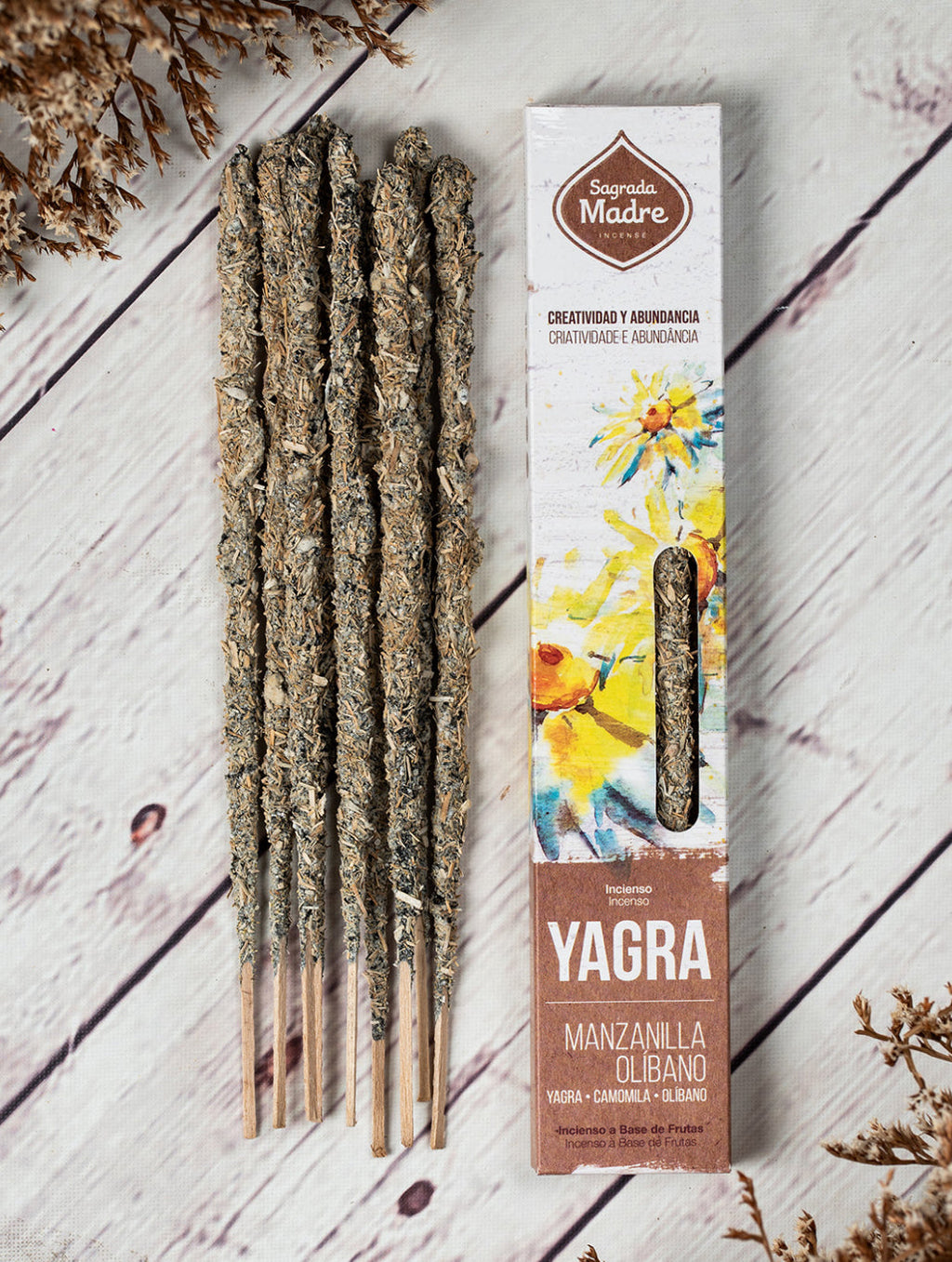 Flower Yagra Incense Collection – Floral Artisan Incense Sticks Set for Ritual & Home Fragrance