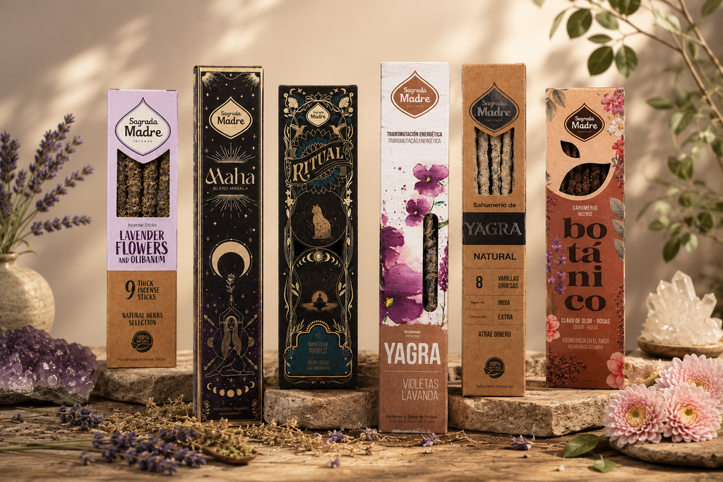 Variety Bundle Incense Sticks – 14-Box Assortment Sampler Set for Meditation