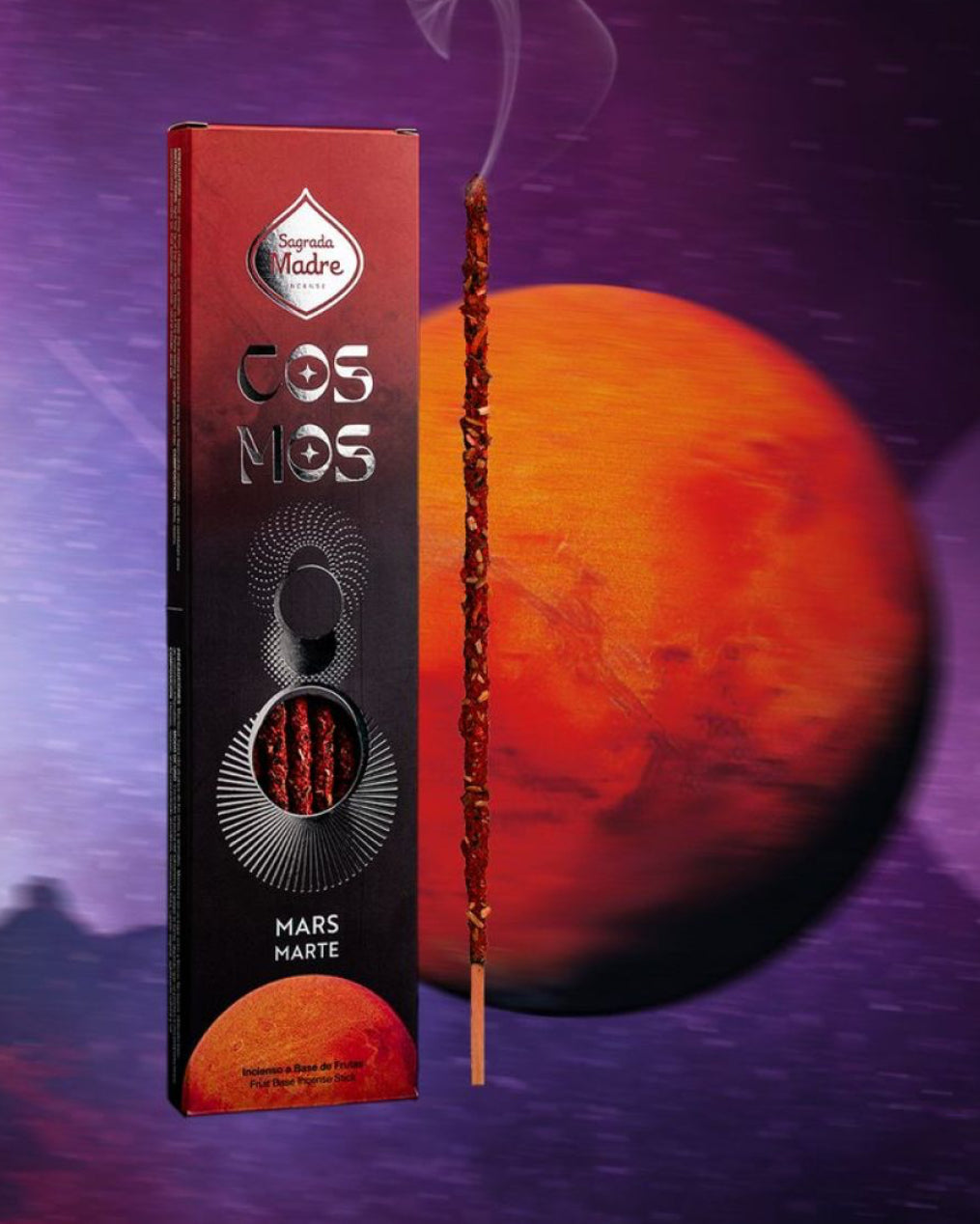 Mars Cosmos Incense Sticks – Planetary Ritual Incense for Strength