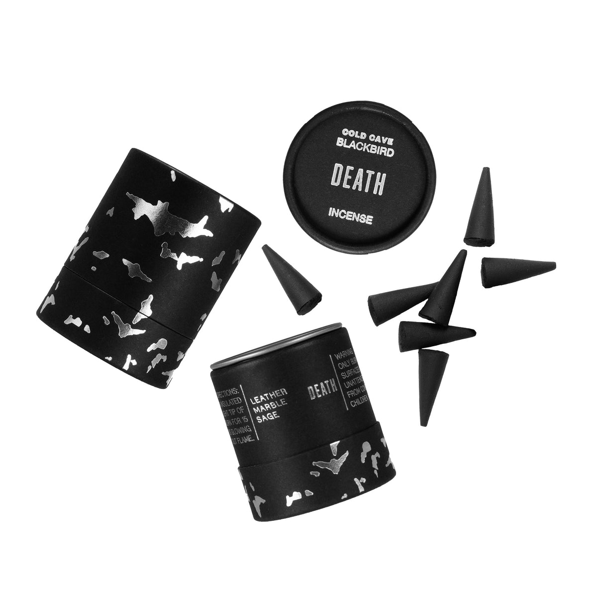 Blackbird Death Incense – Dark Artisan Hand-Rolled Incense Cones for Gothic Ritual & Meditation