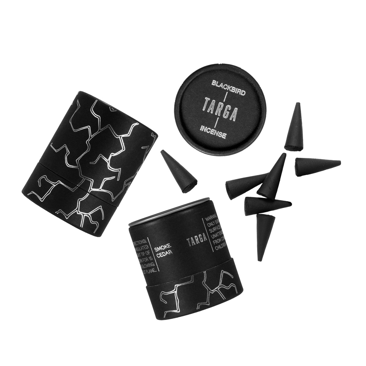 Blackbird Targa Incense – Artisan Hand-Rolled Incense Cones for Meditation & Ritual