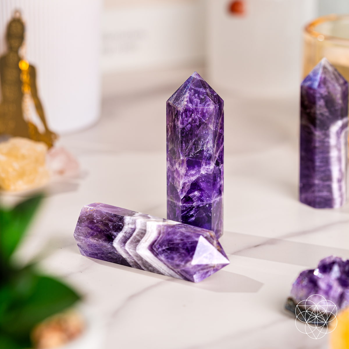 Chevron Amethyst Point