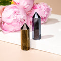 Gold & Silver Sheen Obsidian Points