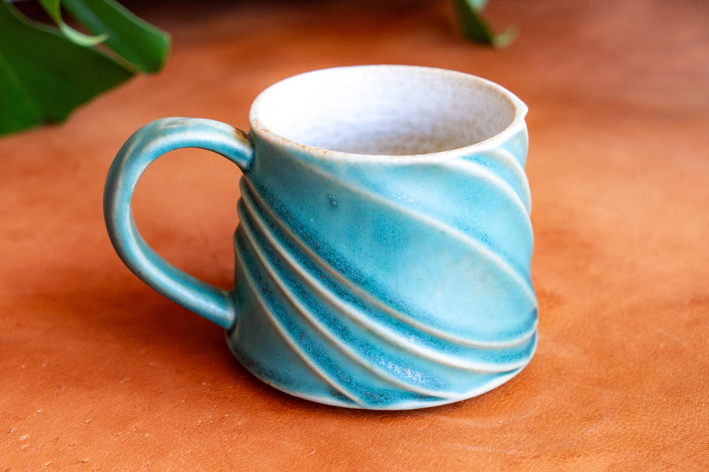 Boho Coastal Wave Ceramic Mug