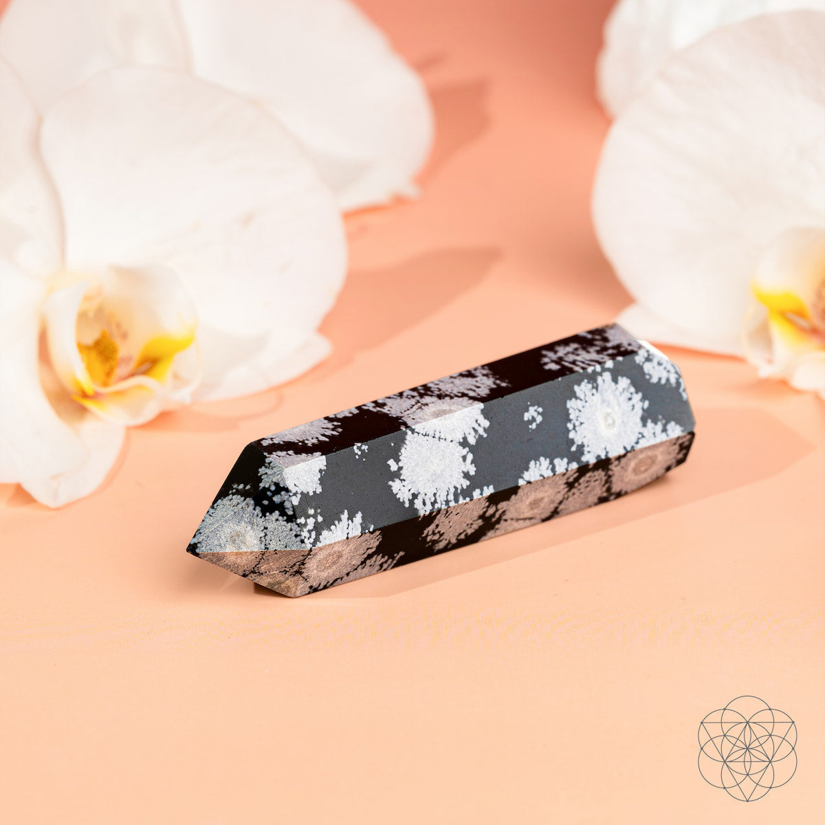 Snowflake Obsidian Point