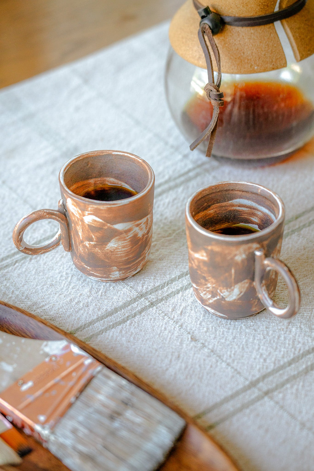 Rustic Artisan Brushstroke Mug