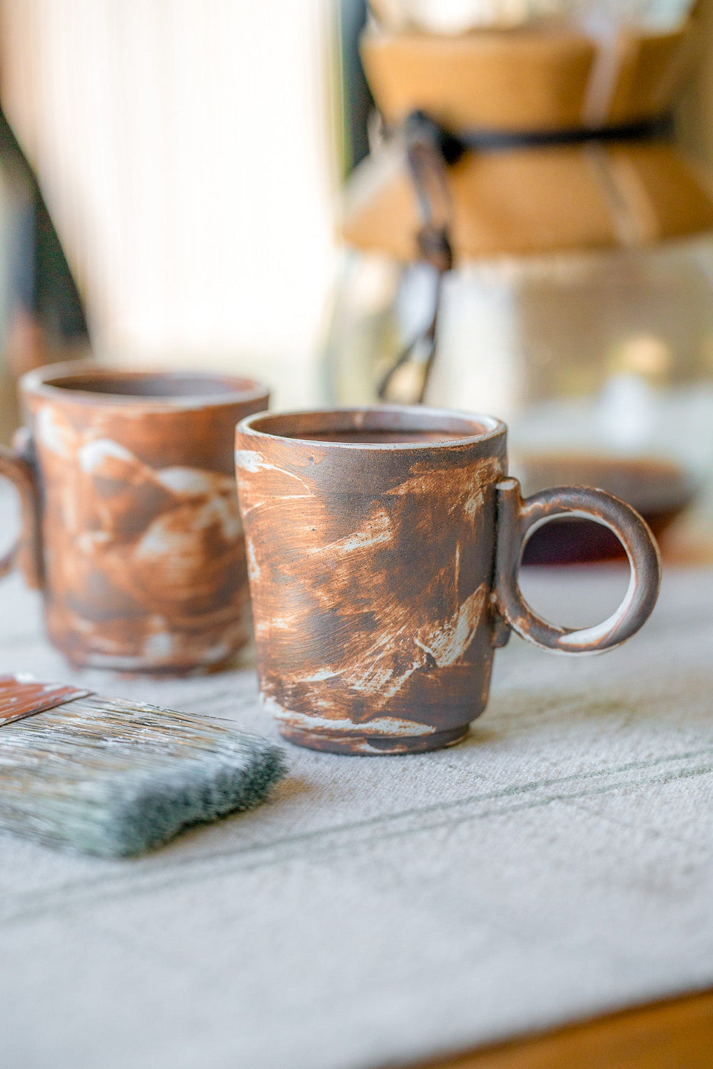 Rustic Artisan Brushstroke Mug