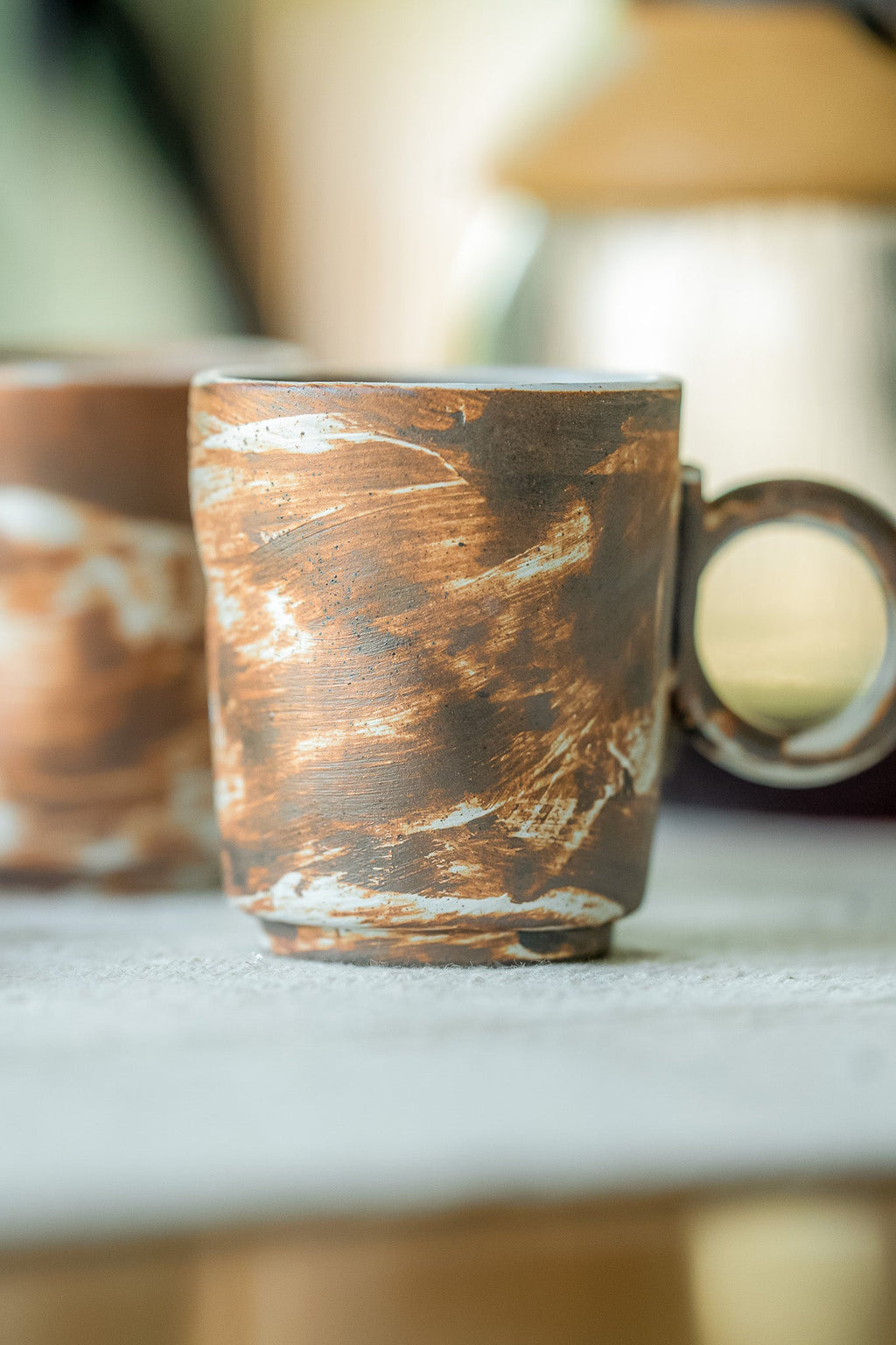 Rustic Artisan Brushstroke Mug
