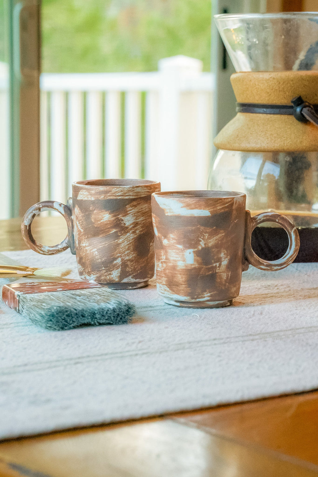 Rustic Artisan Brushstroke Mug