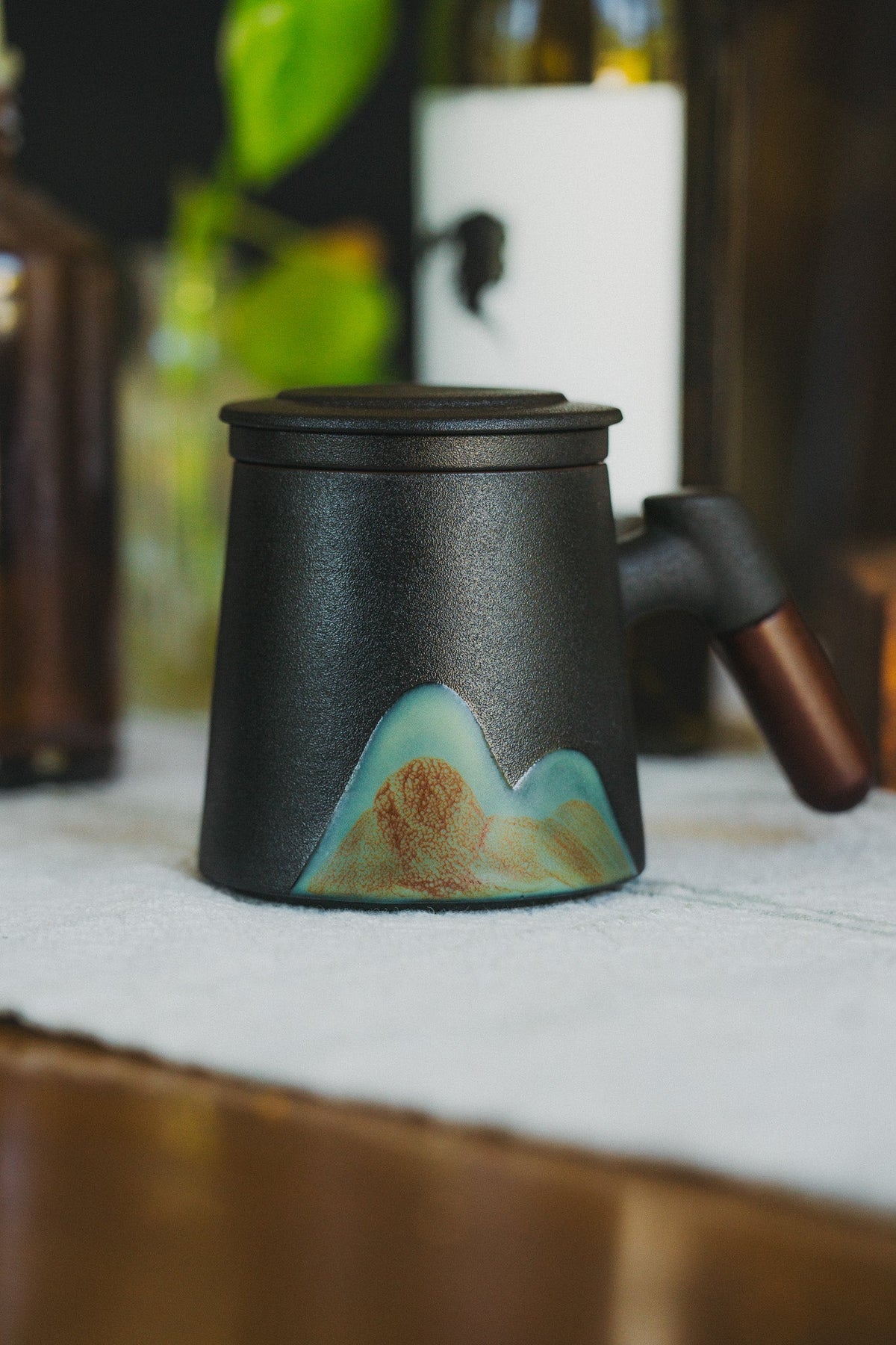 Mountain Peak Loose Leaf Steeping Mug
