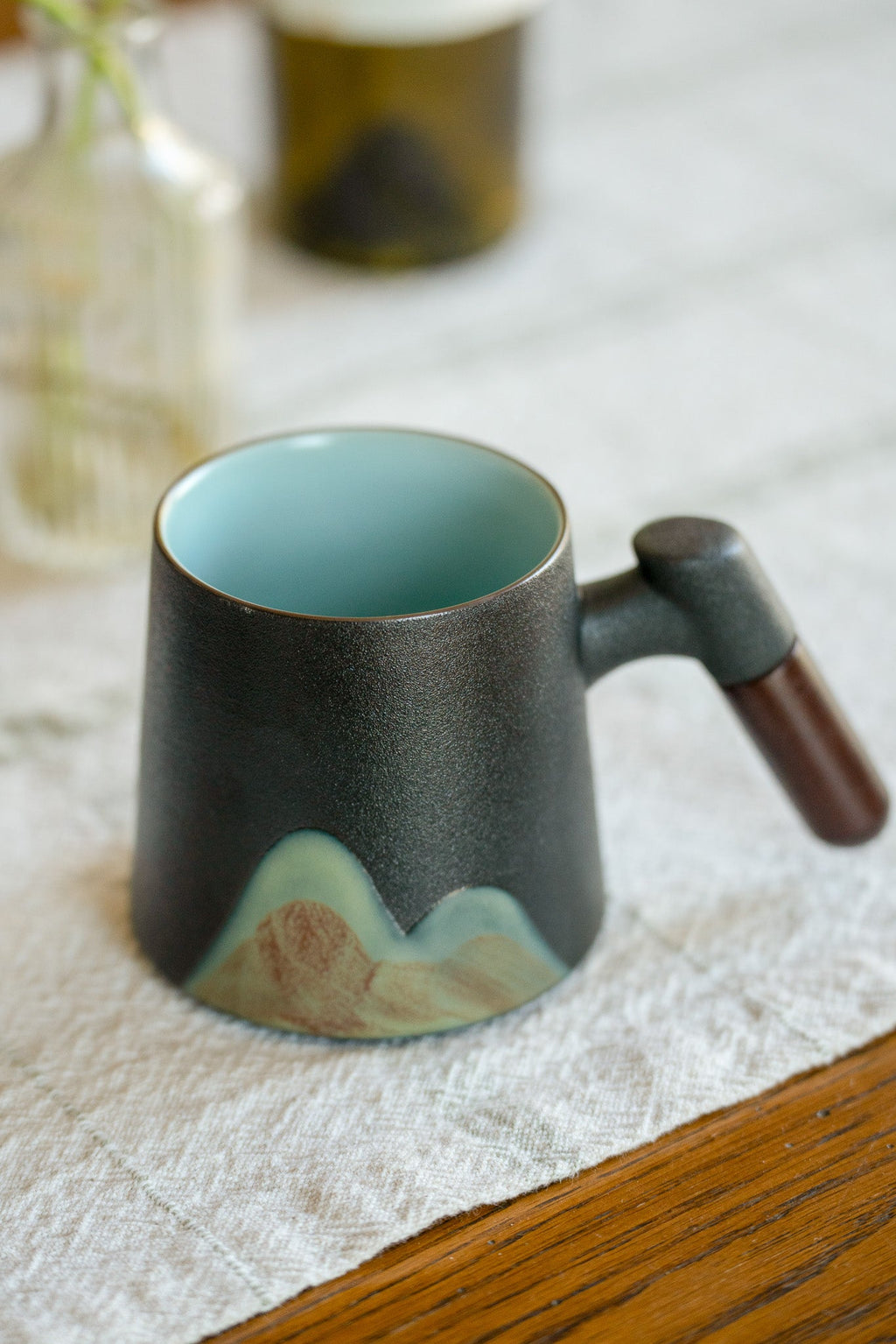 Mountain Peak Loose Leaf Steeping Mug
