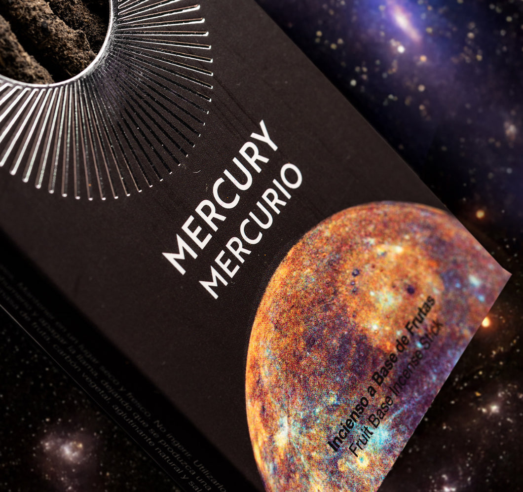 Mercury Cosmos Incense Sticks – Planetary Ritual Incense for Communication & Mental Clarity