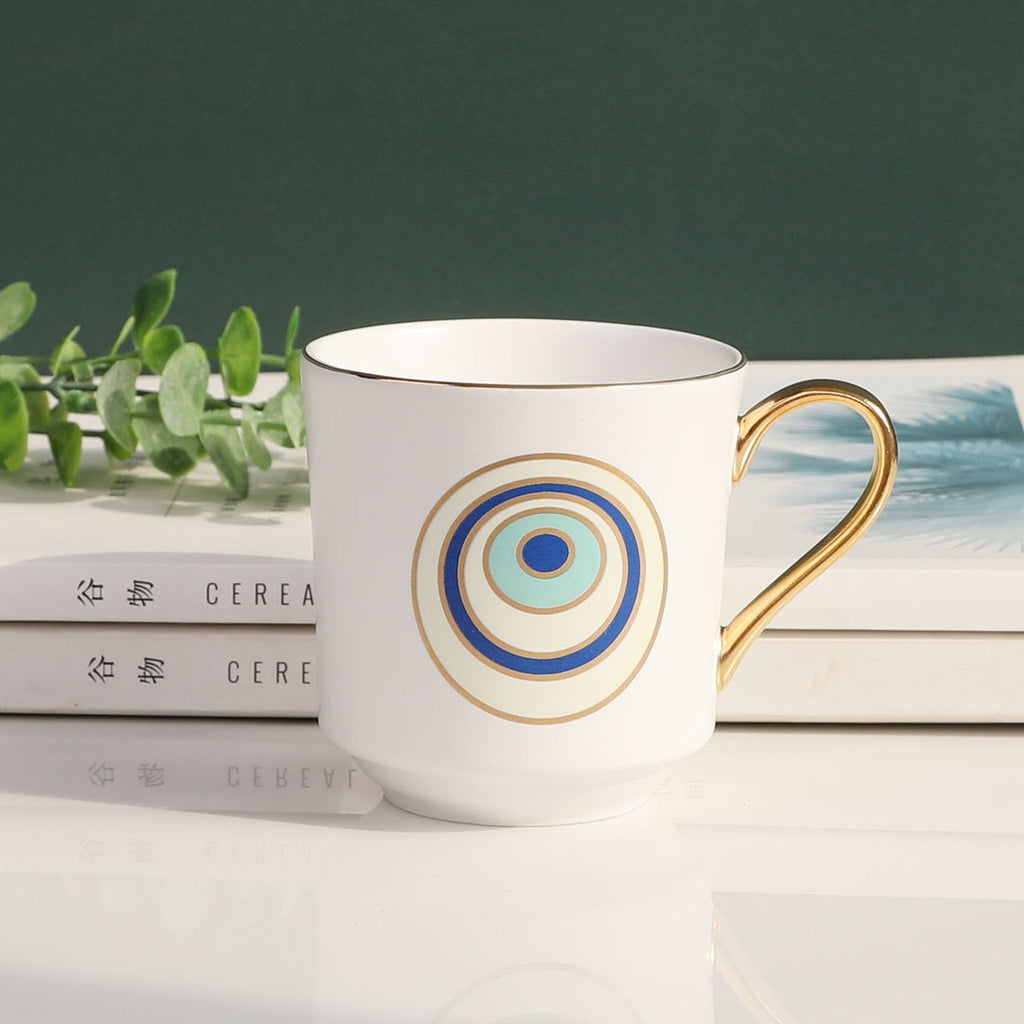Big Eyes Ceramic Coffee Tea Mug 6 oz