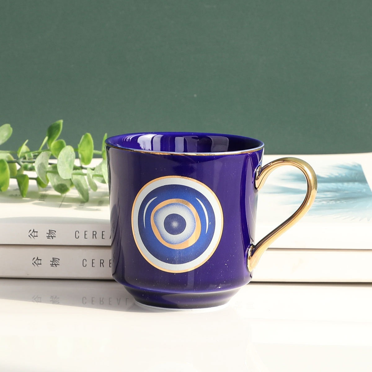 Big Eyes Ceramic Coffee Tea Mug 6 oz
