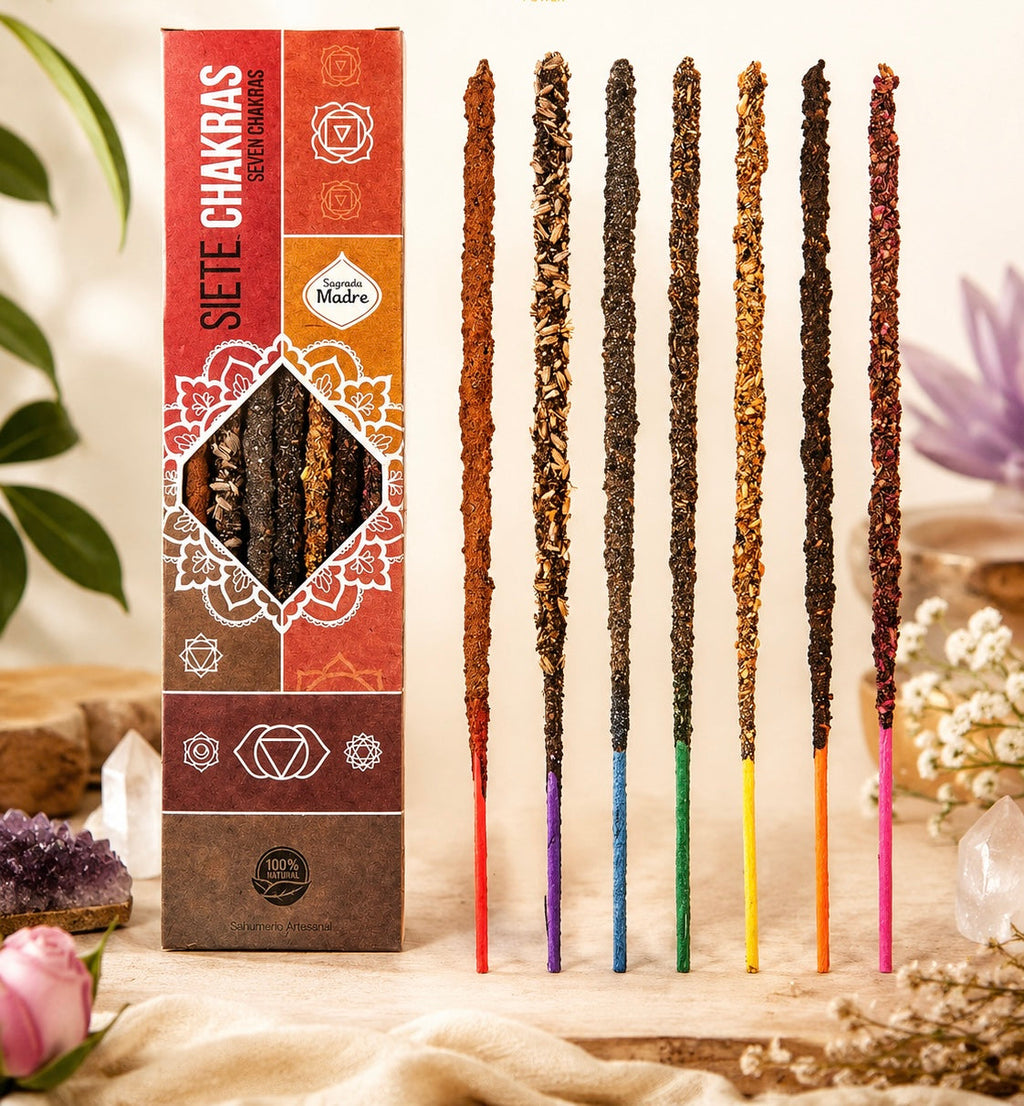 7 Chakra Incense Collection – Variety Chakra Balancing Incense Sticks Set for Meditation & Healing