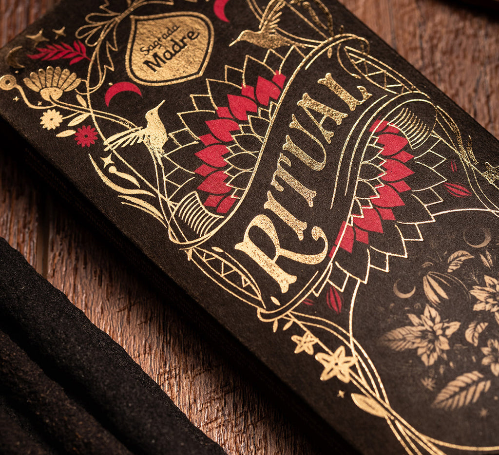 Cacao Ritual Incense Sticks – Sacred Cacao Ceremony Incense for Meditation & Heart-Opening Ritual