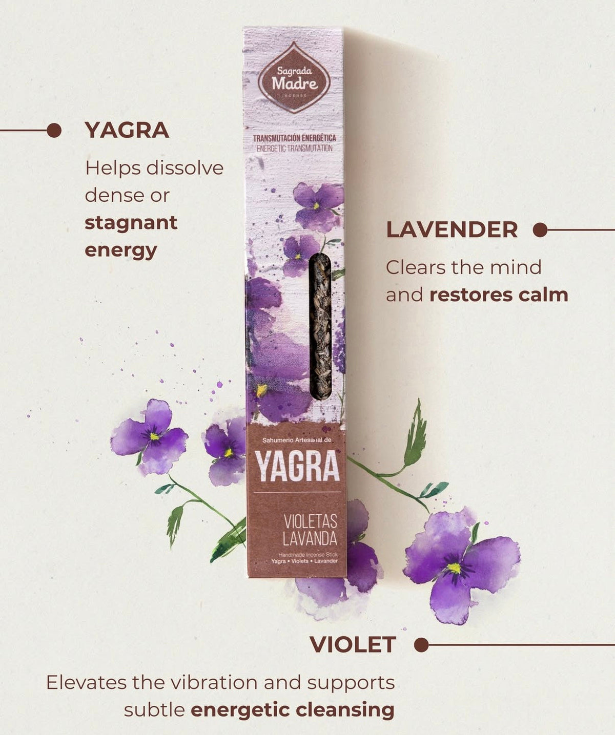 Flower Yagra Incense Collection – Floral Artisan Incense Sticks Set for Ritual & Home Fragrance