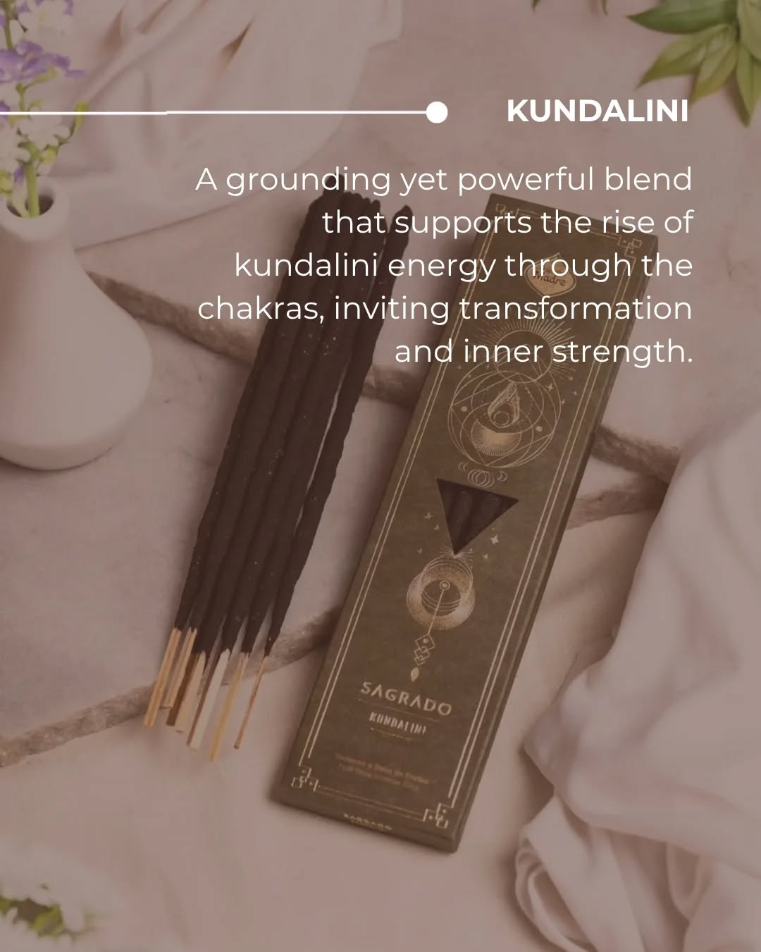 Kundalini Sacred Incense Sticks – Spiritual Ritual Incense for Energy Awakening & Meditation