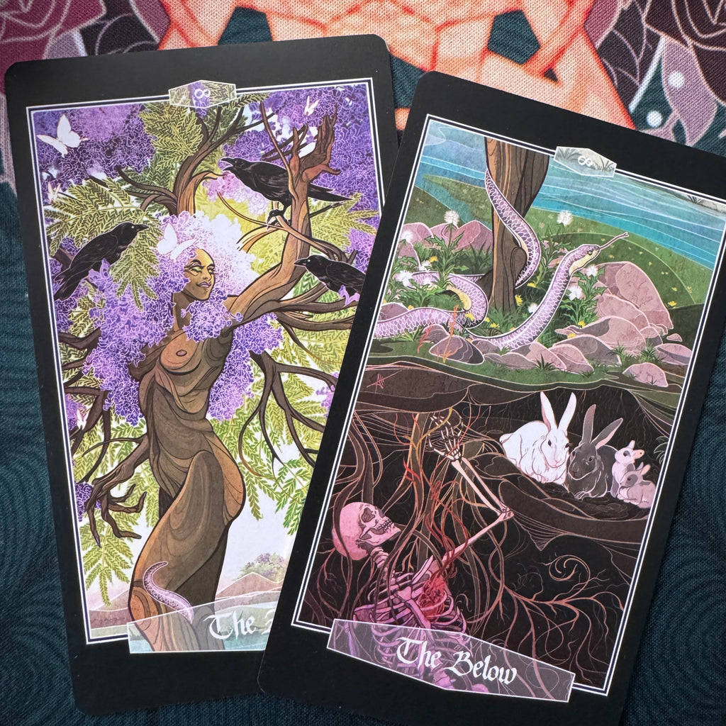 Children of Ostara Tarot Deck & Book Set Limited Gold Edition – Award-Winning 78-Card Botanical Tarot