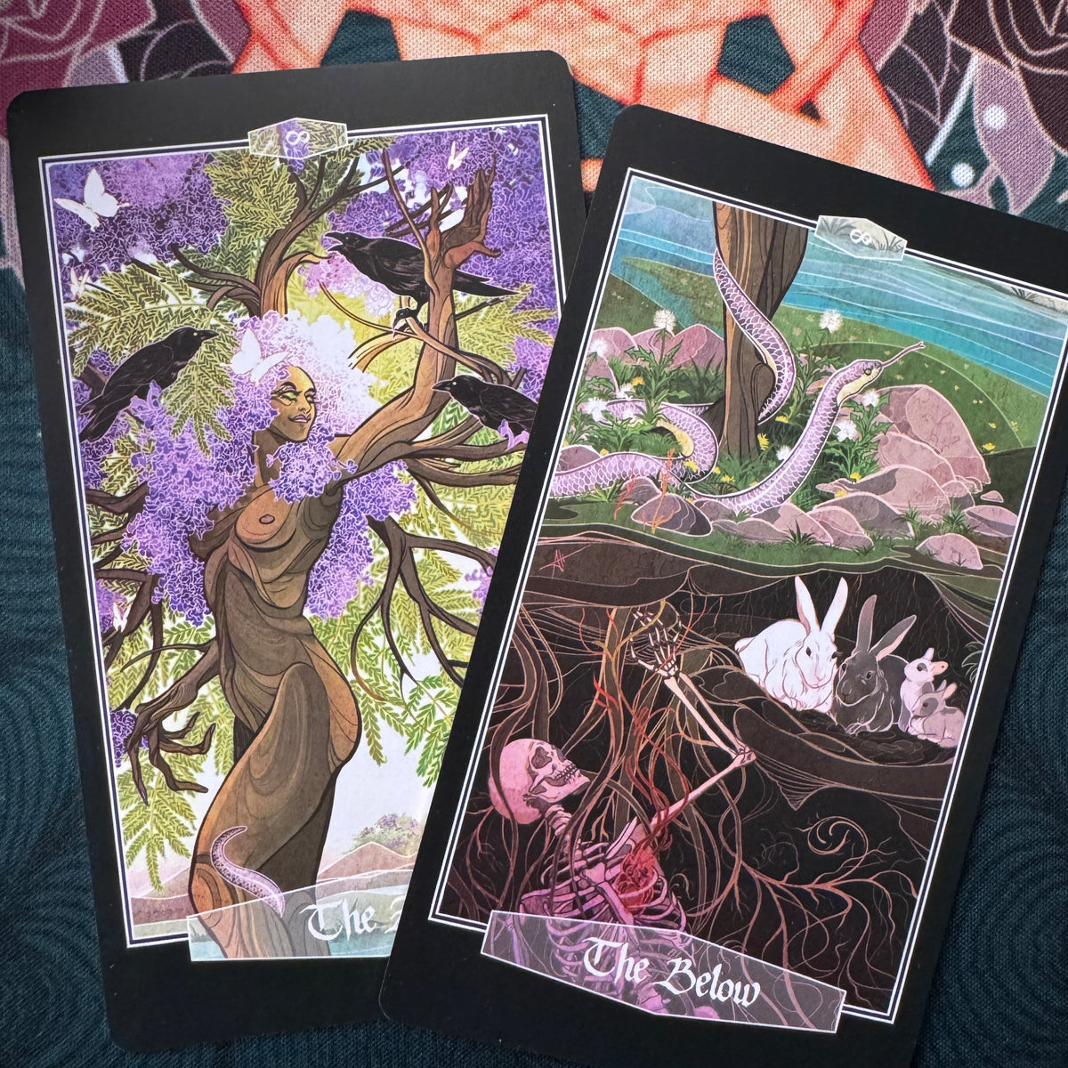 Children of Ostara Tarot Deck & Book Set Limited Gold Edition – Award-Winning 78-Card Botanical Tarot
