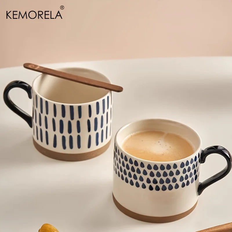 Nordic Ceramic Coffee Tea Mug 12 oz