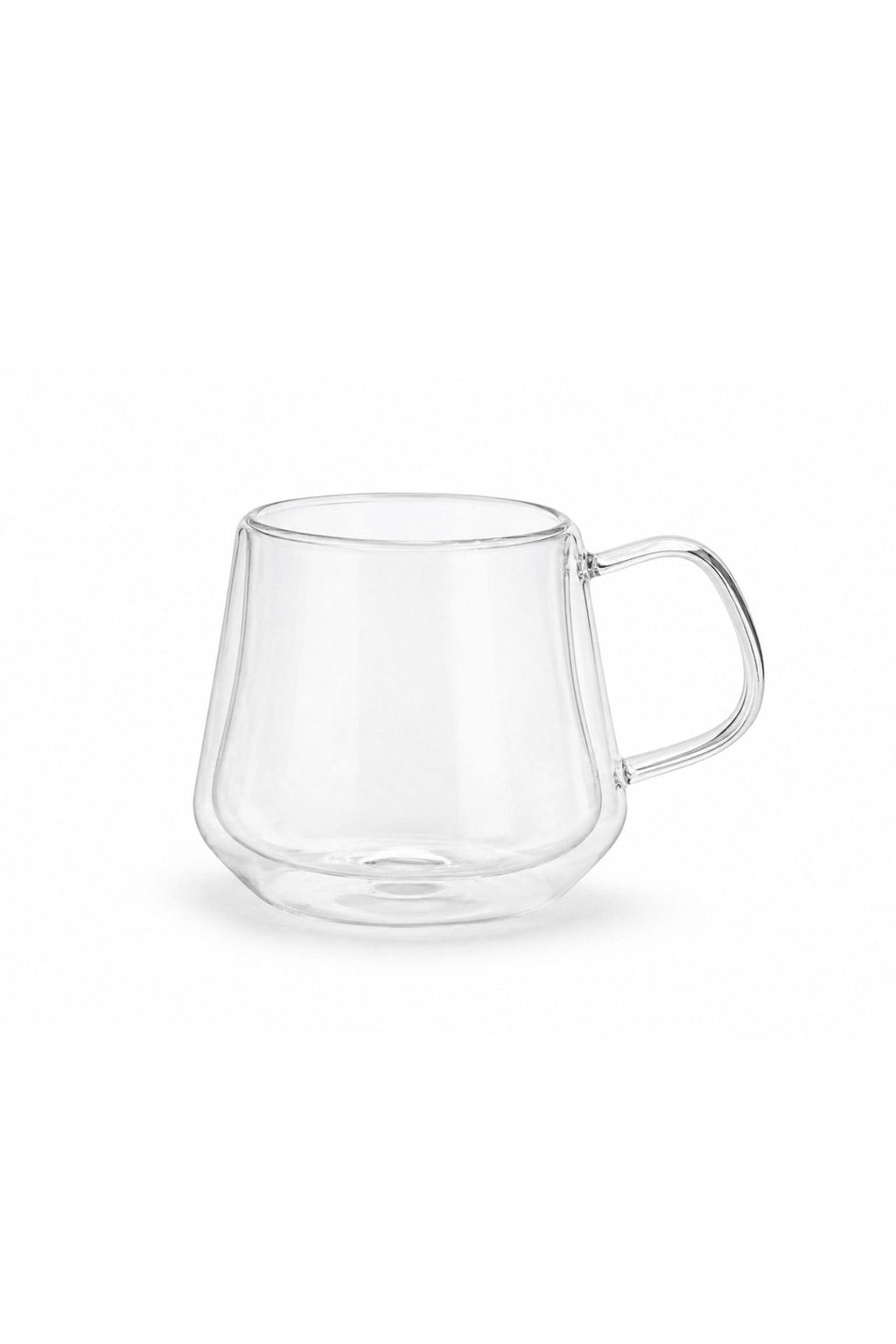 Curved Angled Double Walled Mug