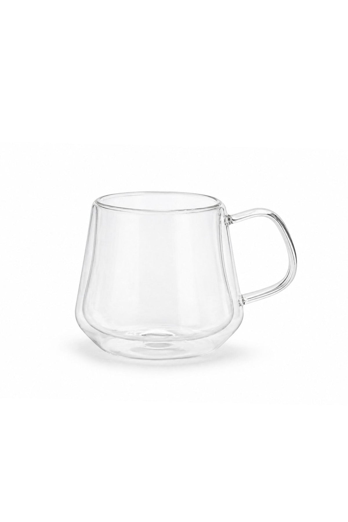 Curved Angled Double Walled Mug