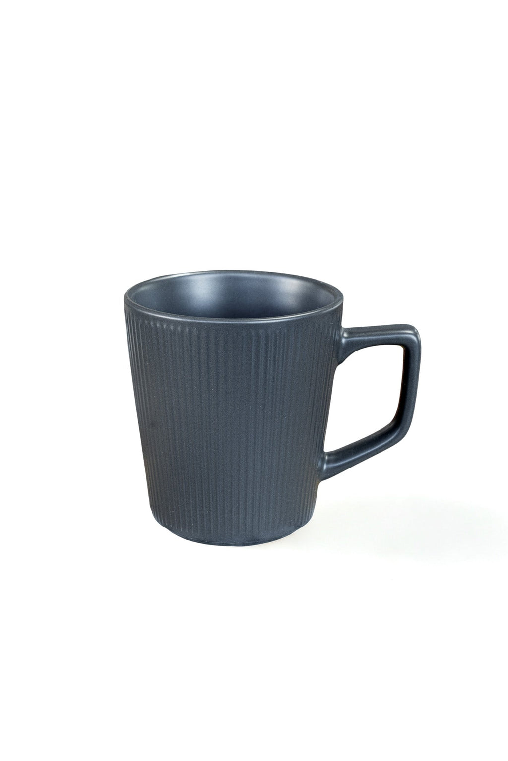 Minimalist Matte Mug | Modern Ceramic Cup | Ribbed Coffee Drinkware