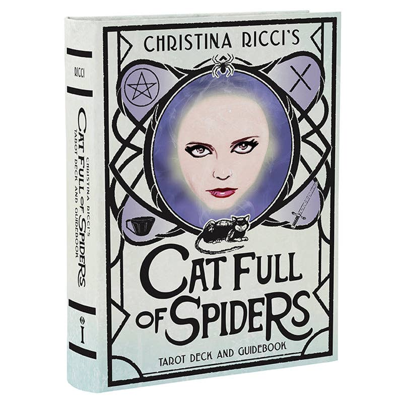 Christina Ricci's Cat Full of Spiders Tarot Deck & Guidebook – 78-Card Gothic Hollywood Tarot