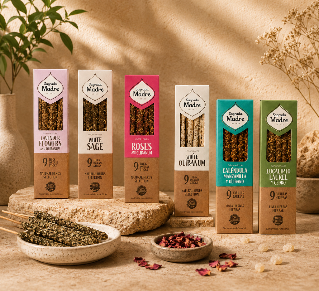 Herb & Resin Incense Collection – Natural Botanical Incense Set for Ritual