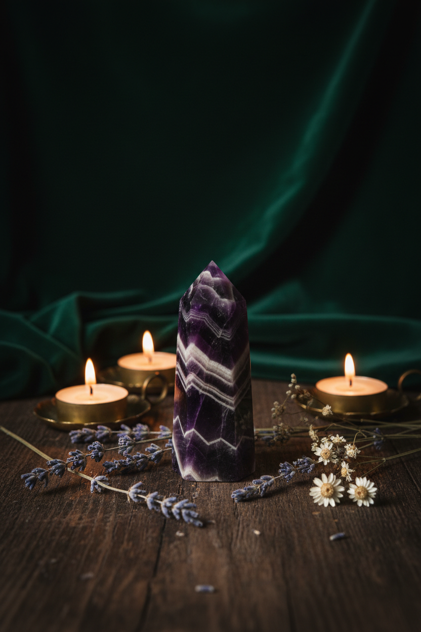Chevron Amethyst Point