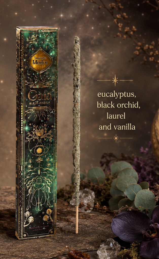 Green Shimmer Gaia Incense Sticks – Earth Goddess Ritual Incense for Nature & Spiritual Practice