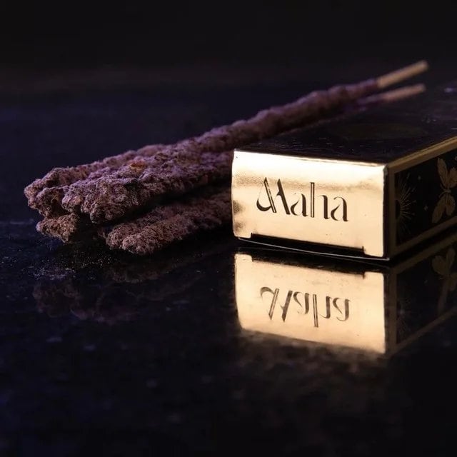 Purple Shimmer Maha Incense Sticks – Goddess Ritual Incense for Spiritual Practice & Meditation