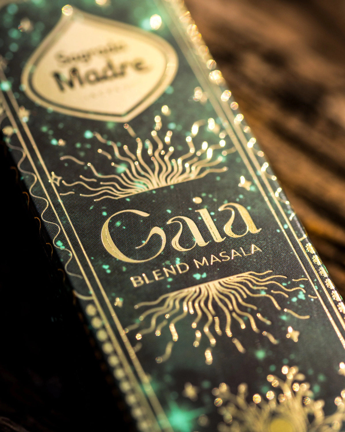 Green Shimmer Gaia Incense Sticks – Earth Goddess Ritual Incense for Nature & Spiritual Practice