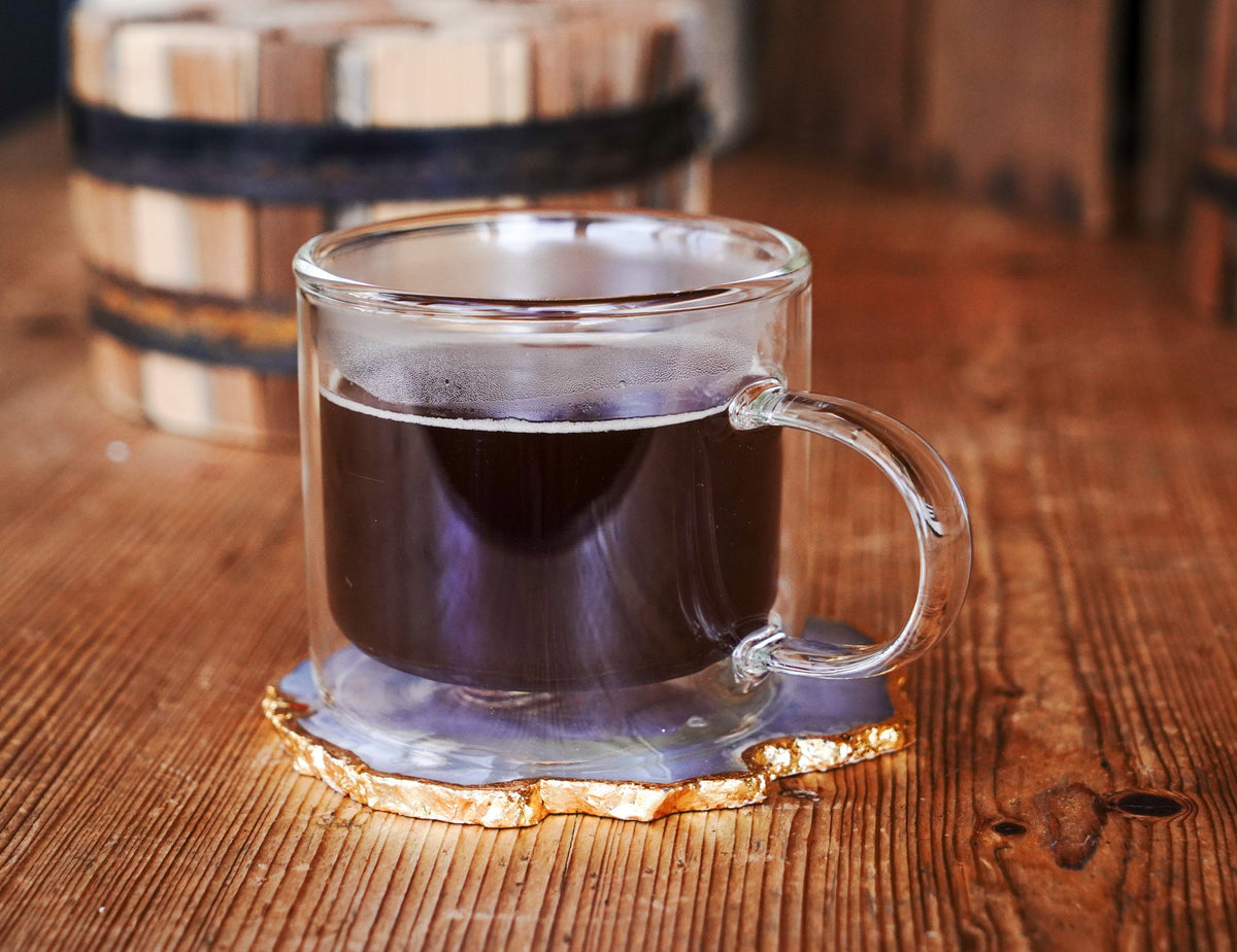 Straight Edge Double Walled Glass Tea Mug