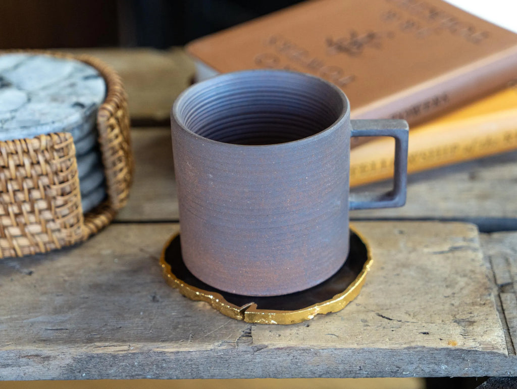 Rustic Ceramic Espresso Mug | Handmade Minimalist Stoneware Cup | Modern Pottery Tea Mug